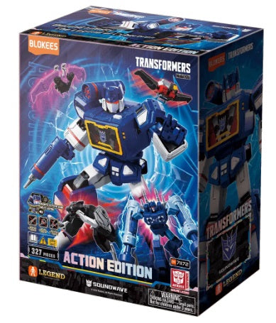 Transformers Soundwave model kit package.