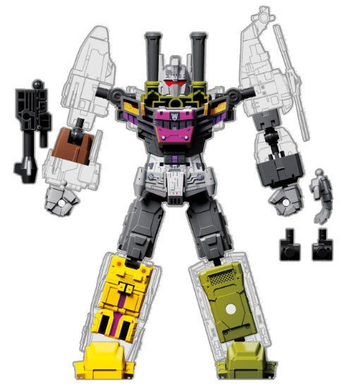Transformers Bruticus Kit with additional models attached.
