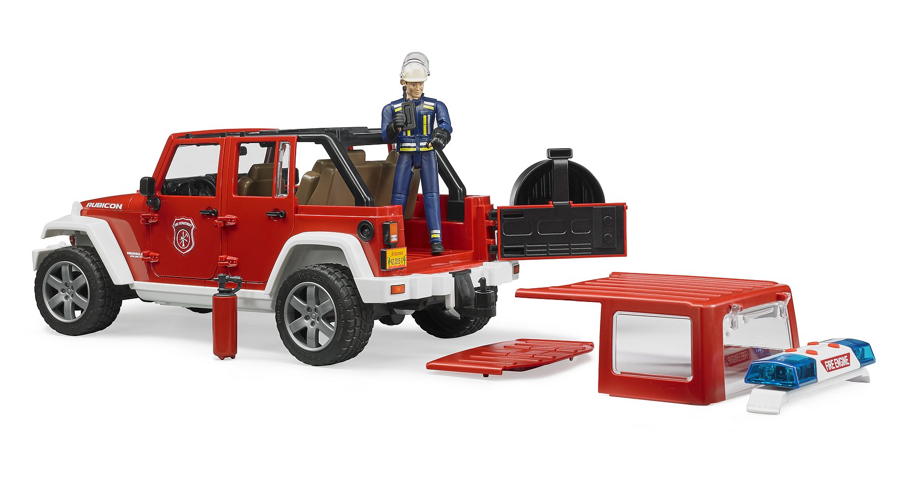 Jeep Wrangler Unlimited Rubicon Fire Service with Firefighter
