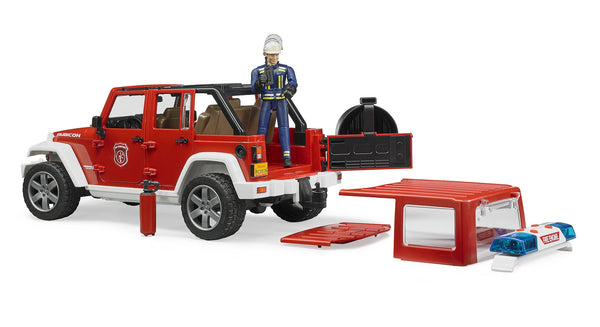 Jeep Wrangler Unlimited Rubicon Fire Rescue with Fireman