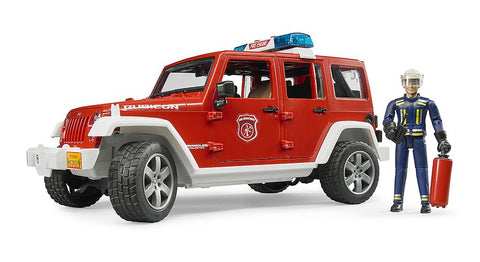 Jeep Wrangler Unlimited Rubicon Fire Rescue with Fireman