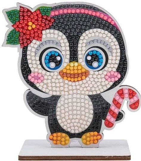 Crystal Art Penguin Festive Buddies Kit