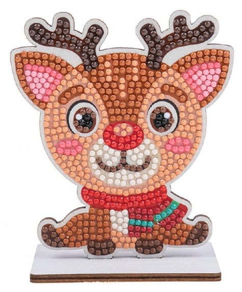 Crystal Art Reindeer Festive Buddies Kit