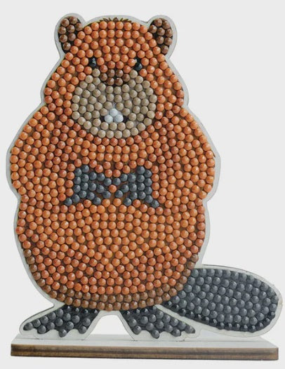 Beaver Crystal Art Wildlife Buddies Kit