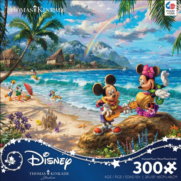 300pc Mickey & Minnie in Hawai