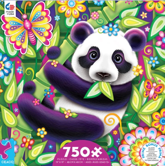 750pc Panda Groovy Animal Puzz