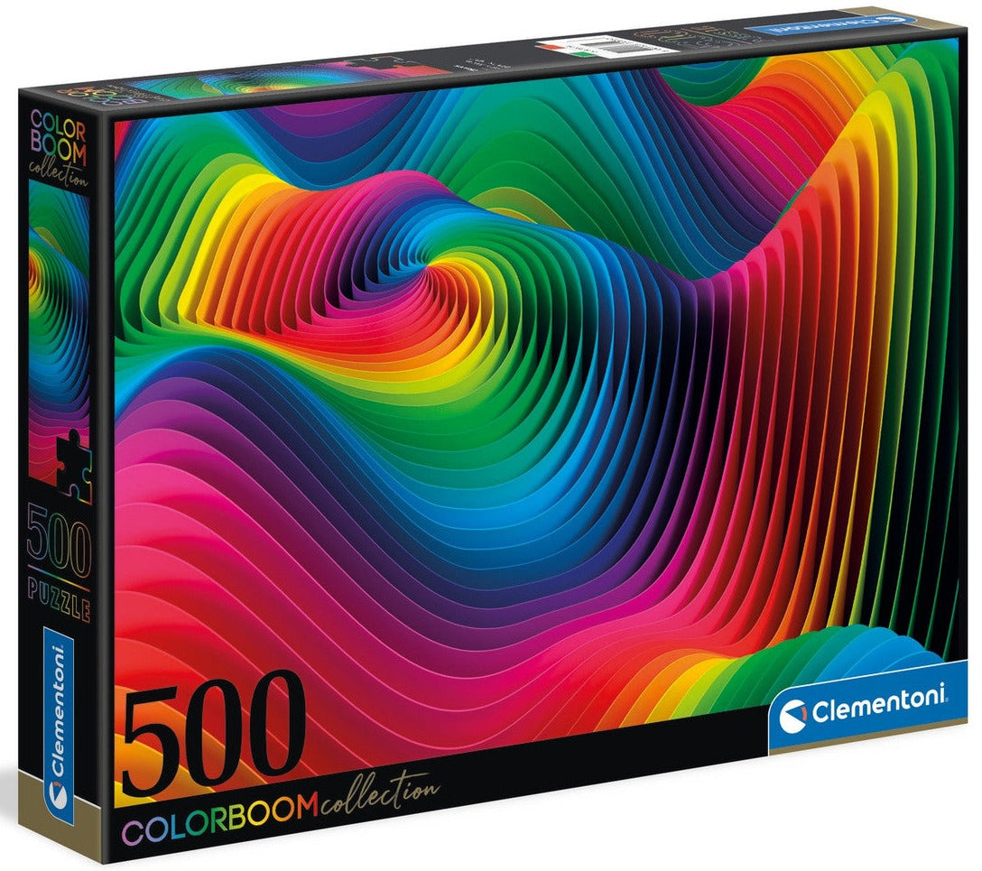 500pc Color Bloom Waves Puzzle