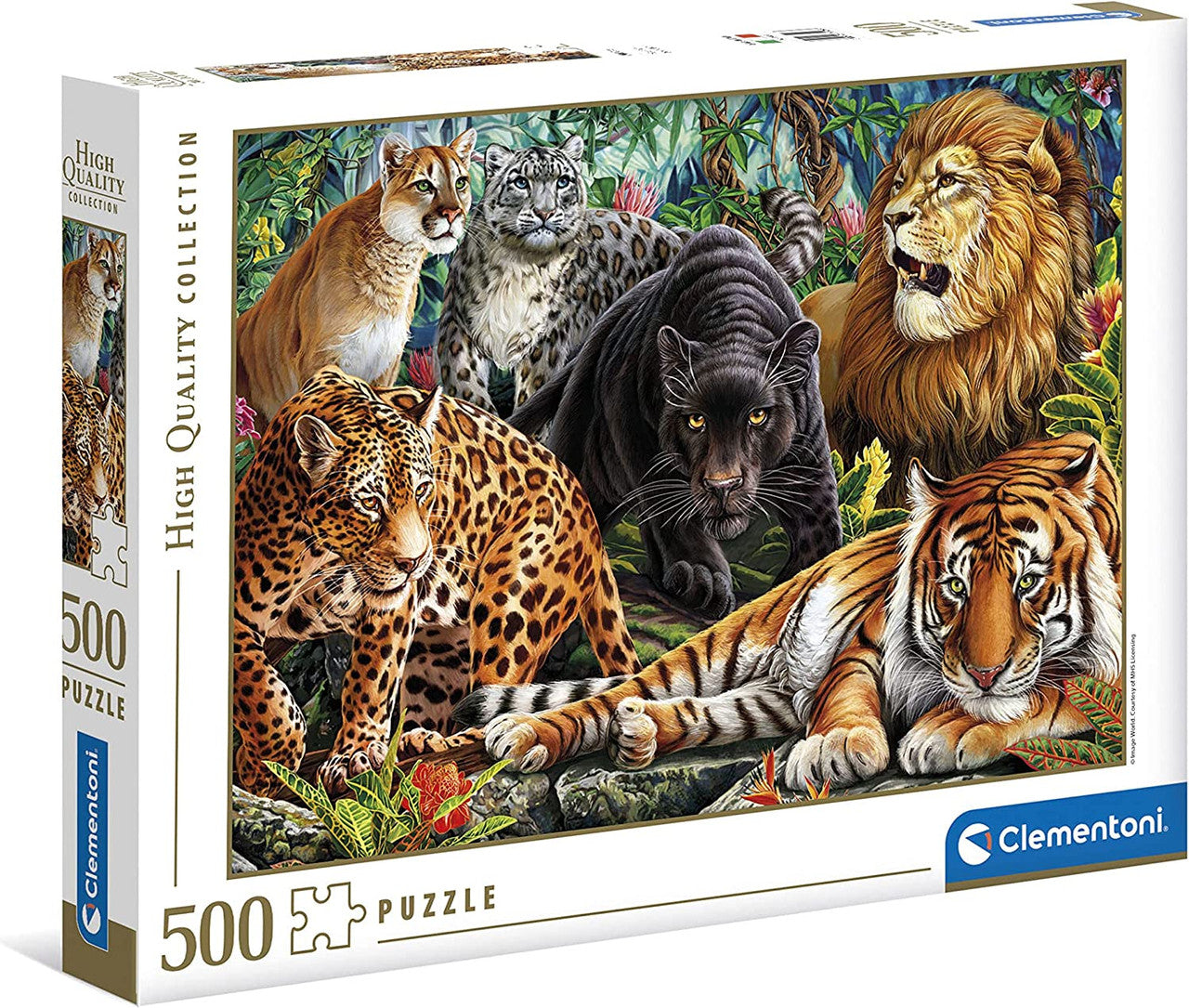 Wild Cats 500pc Puzzle