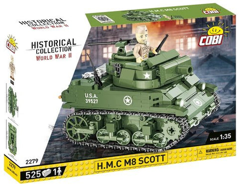 H.M.C M8 Scott Tank WWII 525pc