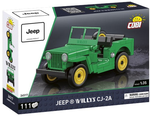 111pc Jeep Willys CJ-2A Green