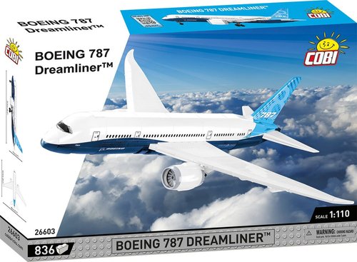 836pc Boeing 787-8 Dreamliner