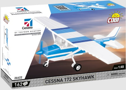 Cessna 172 Skyhawk Aircraft (Blue & White) 162pc