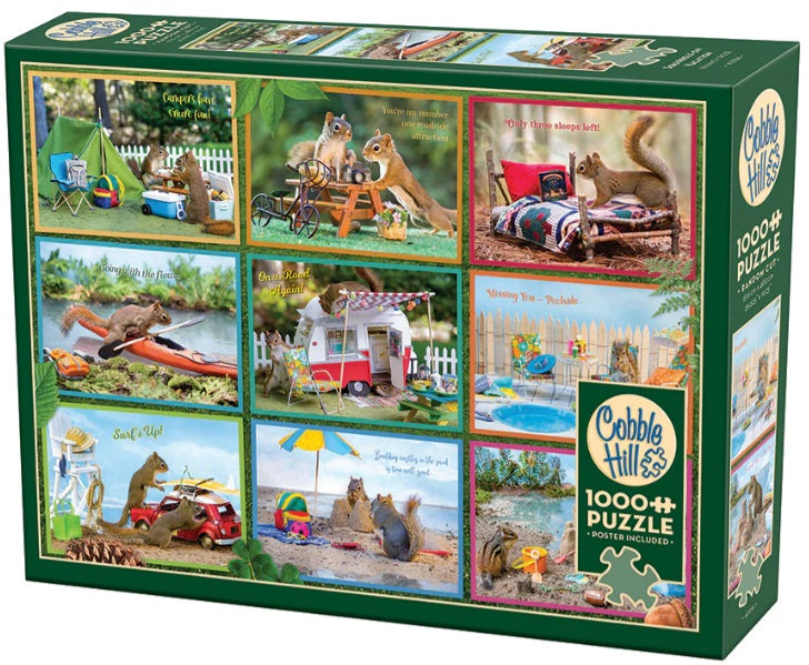 100pc Squirrels on Vacation Pu