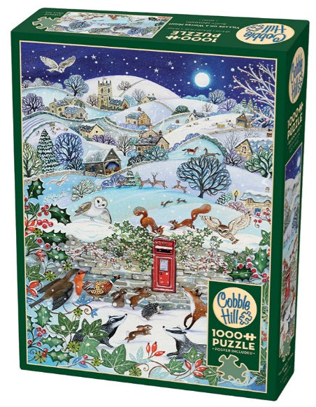 Village on a Winter Night 1000pc Puzzle
