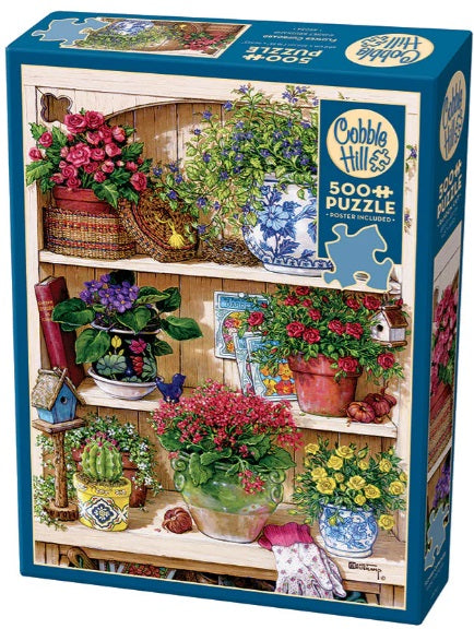 500pc Flower Cupboard Puzzle
