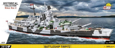 WWII Tirpitz Battleship 2880pc