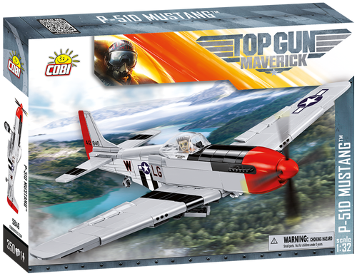350pc P-51D Mustang Top Gun