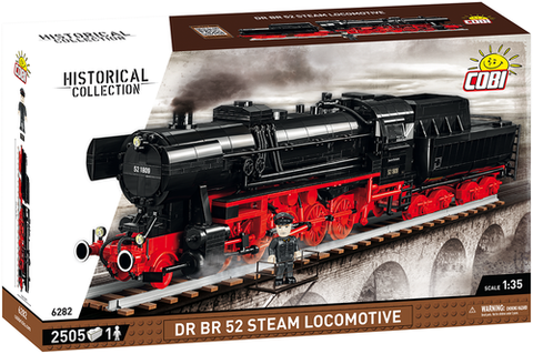 DR BR 52 Steam Locomotive 2505pc