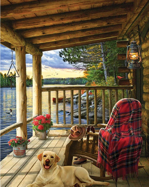 JP 1000pc Cabin Porch Puzzle