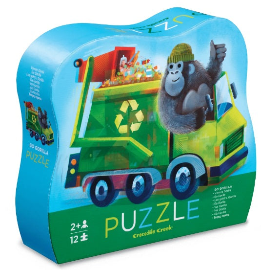 12pc Gorilla Shaped Puzzle