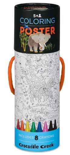 Jungle Jamboree Coloring Poste