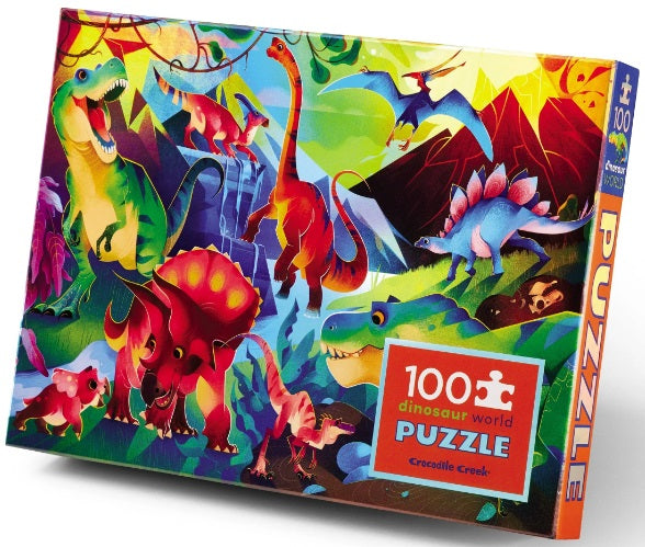 100pc Dinosaur World Foil Puzz