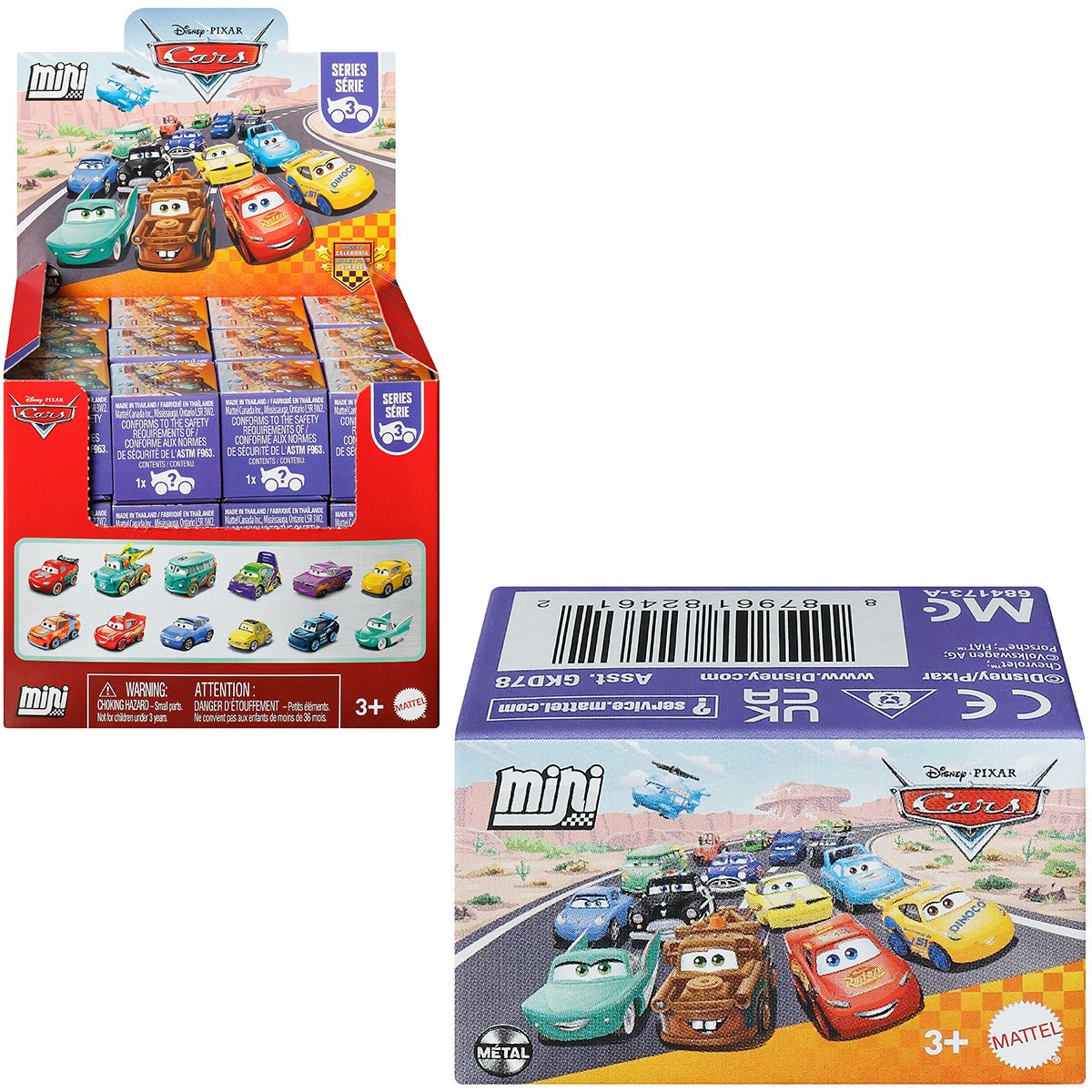 Disney Pixar Cars Mini Single