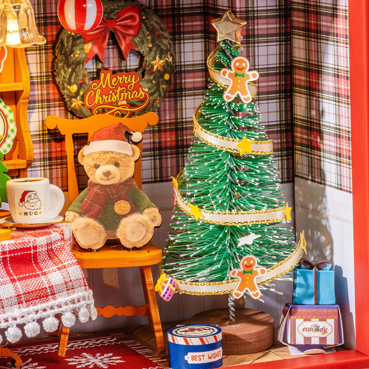 Close up of Christmas Eve Party kit.