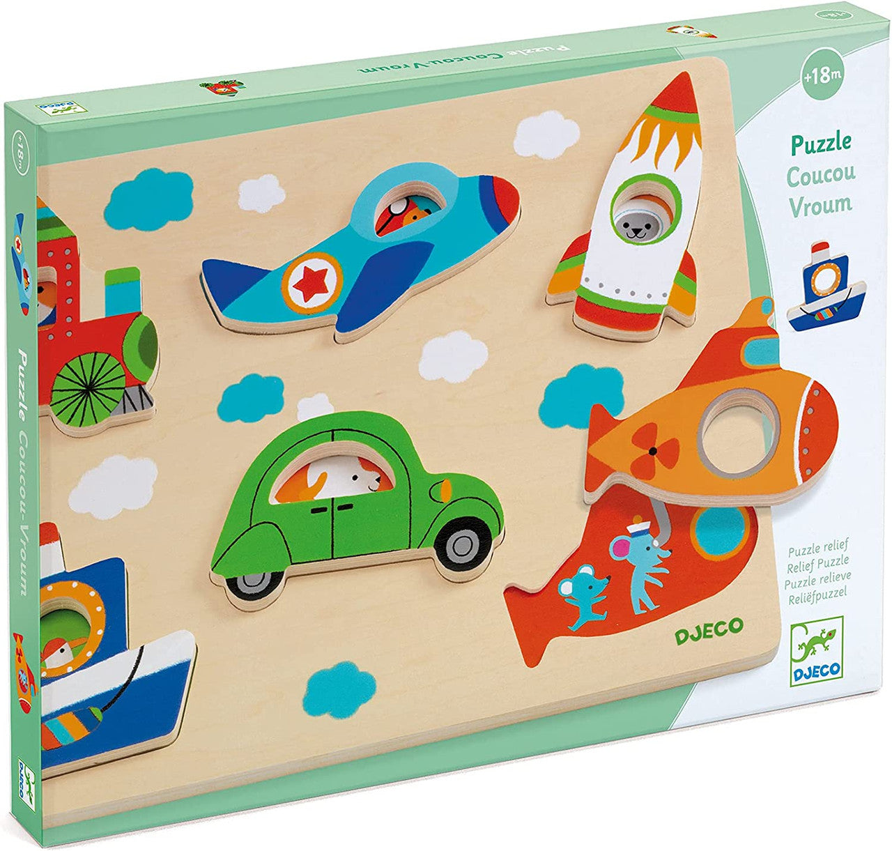 Wooden Puzzles Vroum