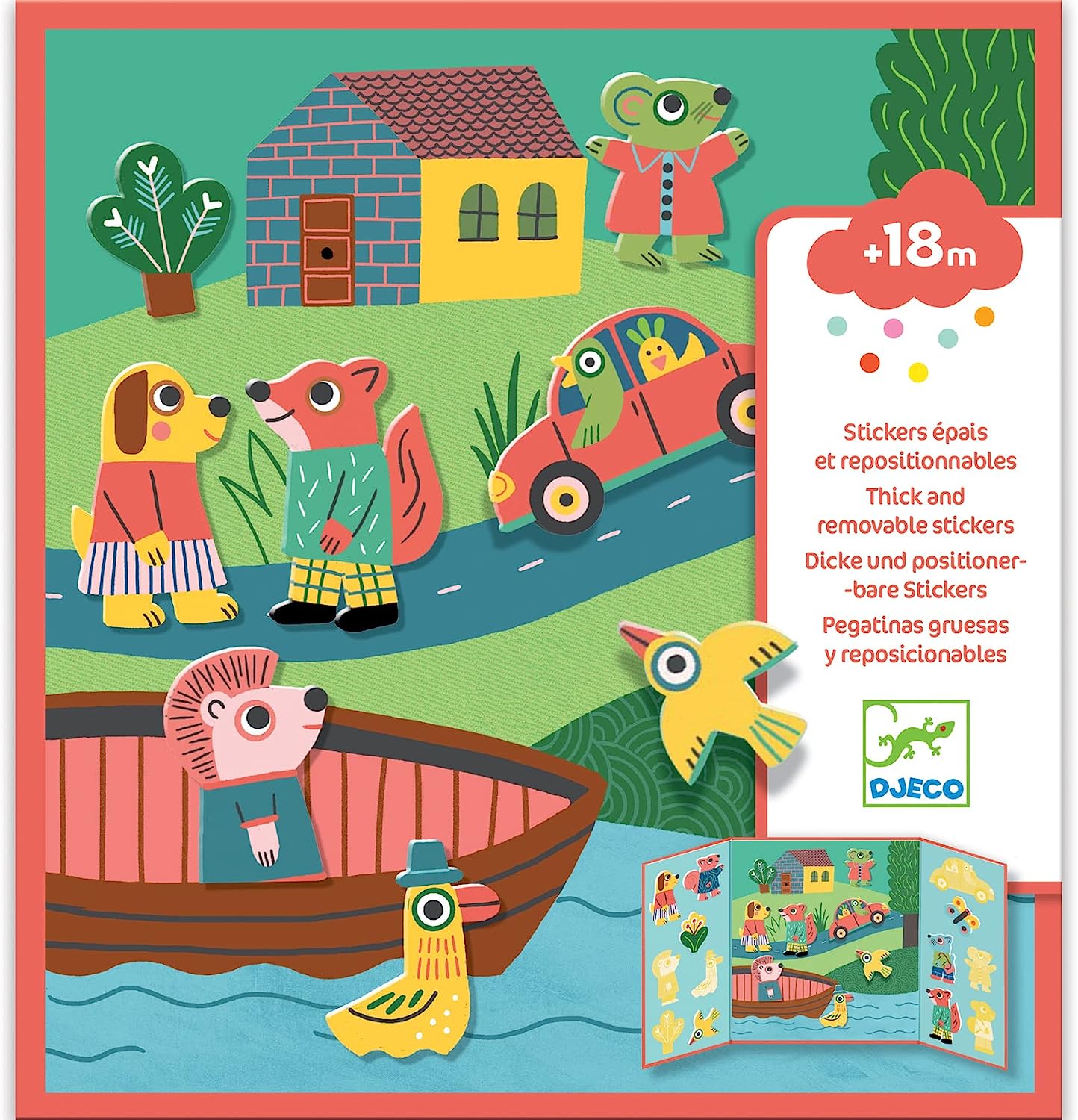 Reusable Stickers Animals