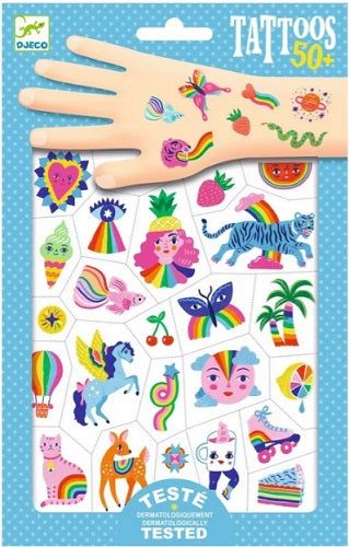Colorful Temporary tattoos