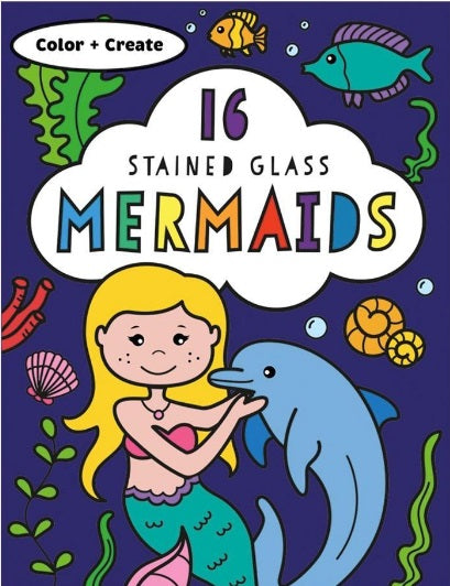 Mermaids: Stained Glass Colori