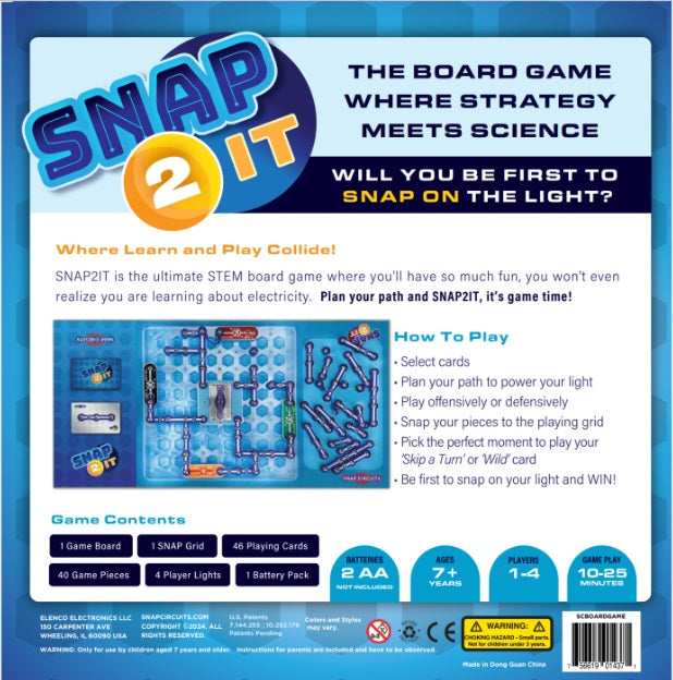 Snap 2 It Snap Circuits Game