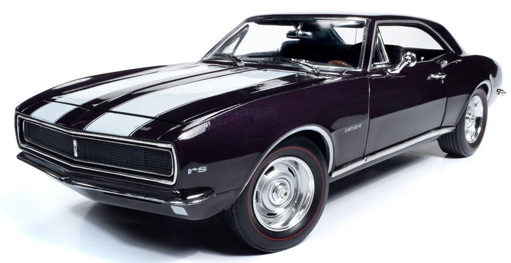 A 1/18 scale diecast model of 1967 Chevrolet Camaro.