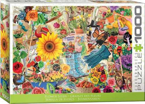 Flower Seed Catalog 1000pc Puzzle
