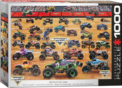 1000pc Monster Jam Trucks Puzzle