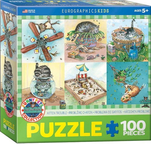 Kitten Trouble 100pc Puzzle