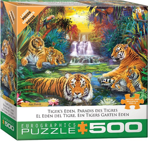 Tiger's Eden 500pc Puzzle