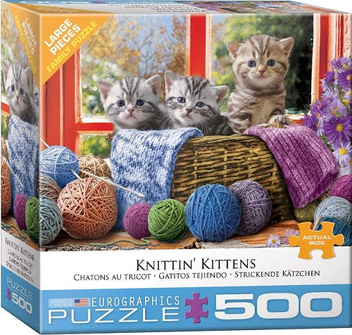 Knittin' Kittens 500pc Puzzle
