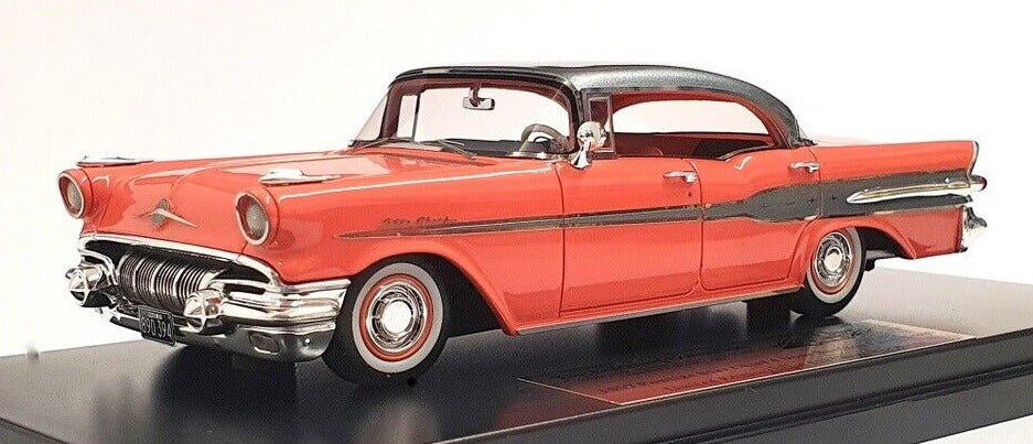1/43 1957 Pontiac Star Chief 4 Door Carib Coral