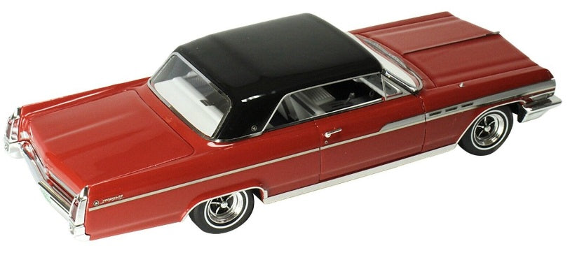 1/43 1963 Buick Wildcat Red with White Interior and Black Top