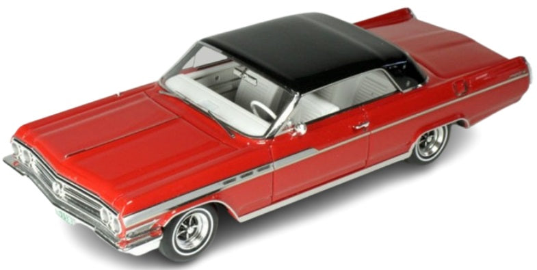 1/43 1963 Buick Wildcat Red with White Interior and Black Top