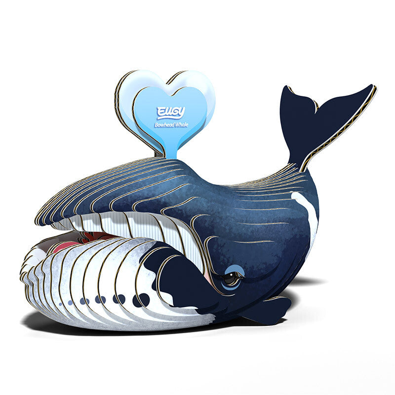 Bowhead Whale Eugy Cardboard Model