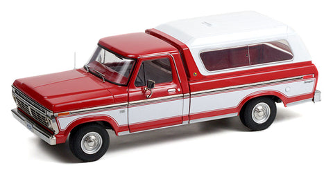 1/18 1975 Ford F-100 Pickup in Candy Apple Red
