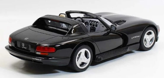 Scale model of a black Dodge Viper RT.