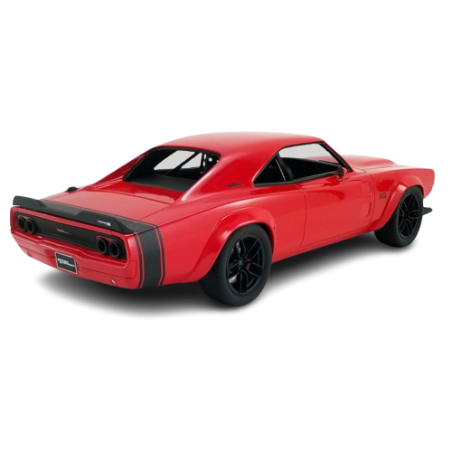 Resin model of a 1968 Dodge Charger Concept car.