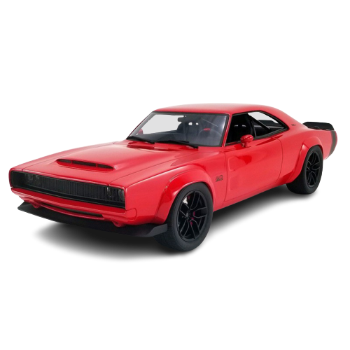 Resin model of a 1968 Dodge Charger Concept car.