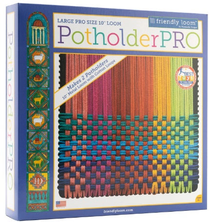 10" PRO™ Potholder Loom & Loops by Friendly Loom