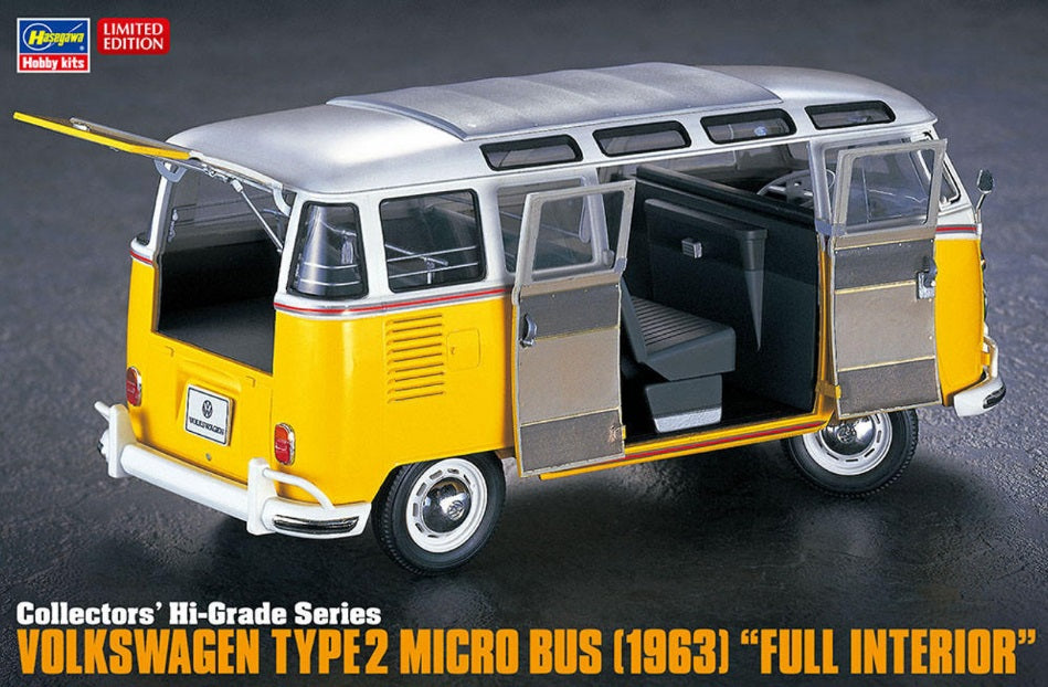 1/24 1963 VW Type 2 Micro Bus "Full Interior"