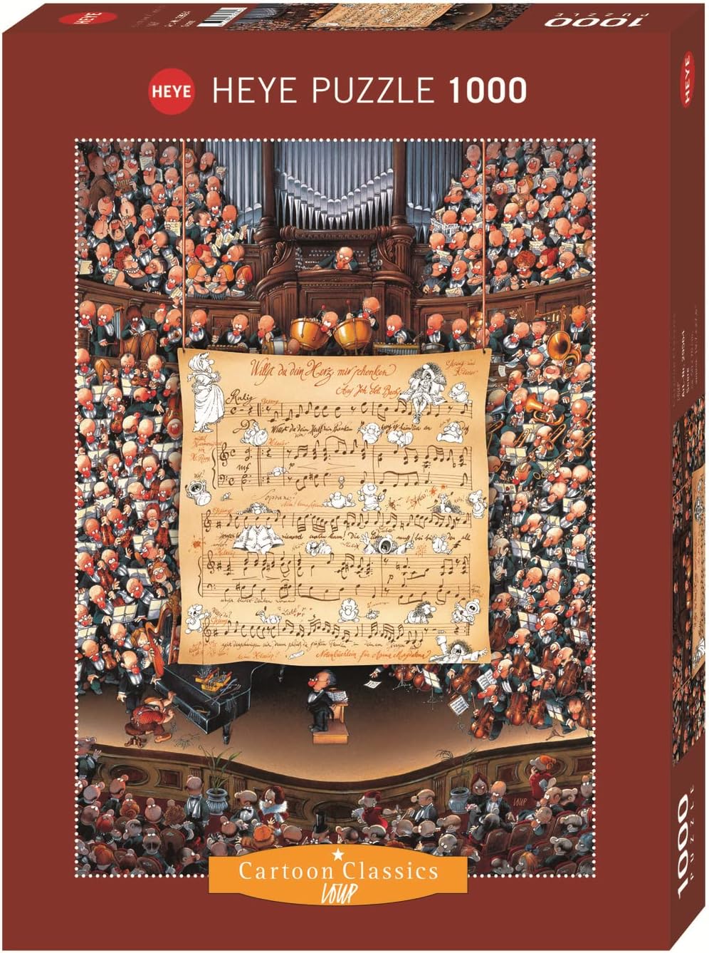 1000pc Score Loup Puzzle